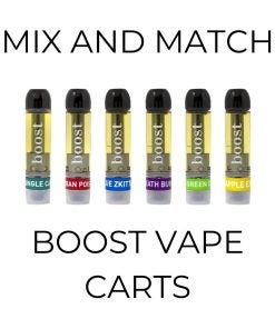 5-Pack Boost Vape Cartridges - Mix and Match