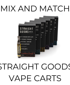 5-Pack Straight Goods Vape Cartridges - Mix and Match
