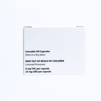 Natures Pharmacy : CBD Oil Capsules 10x25mg