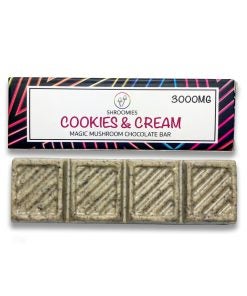 Shroomies - Cookies and Cream Chocolate Bar (3000mg)