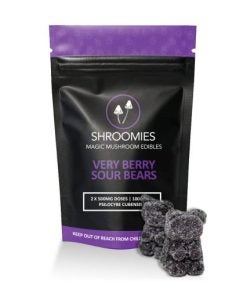 Shroomies - Very Berry Sour Gummy Bears (1000mg)