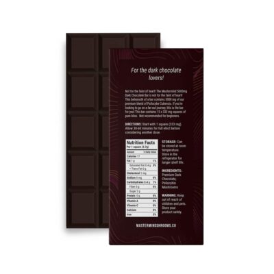 Mastermind - Funghi Chocolate Bar (5000mg) - Dark Chocolate