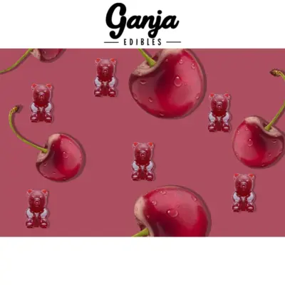 Ganja Bears (150mg THC) - Black Cherry