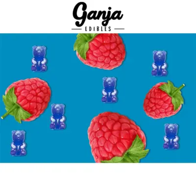Ganja Bears (150mg THC) - Blue Raspberry