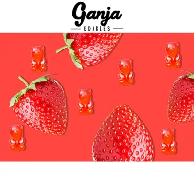 Ganja Bears (150mg THC) - Strawberry