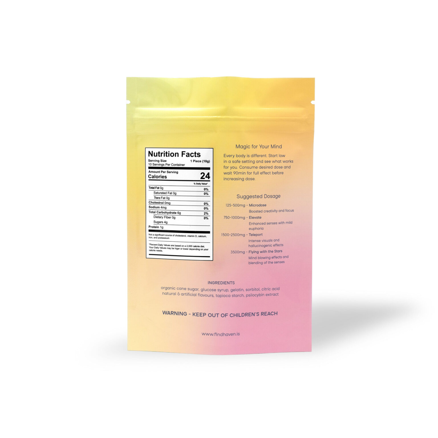 Haven - Psilocybin Gummies - Cherry & Lemonade (5000mg)