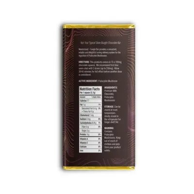 Mastermind - Funghi Chocolate Bar (1500mg) - Dark Chocolate