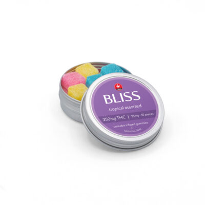 Bliss - THC Gummies (250mg) - Tropical Assorted