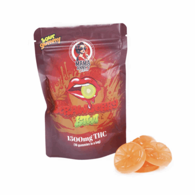 Mama Anne's Edibles 1500mg - Strawberry Kiwi Gummy (THC)