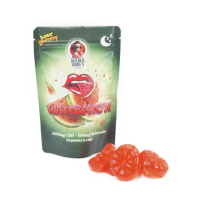 Mama Anne's Edibles 1500mg - Watermelon Sleep Gummy (CBD + Melatonin)