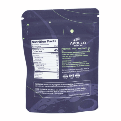 Apollo - Shooting Star Gummies (1000mg) - Sour Green Apple (Indica)