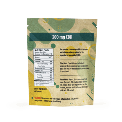Twisted Extracts - Salted Cara-Melts 300mg - CBD