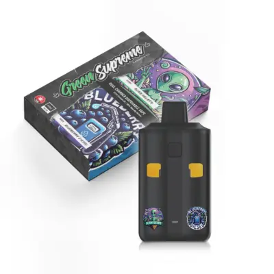 Green Supreme 6g Dual Chamber Vape Pen - Alien Gelato x Blueberry Diesel