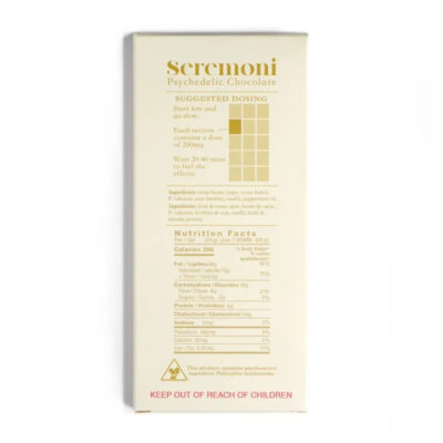 Seremoni Psilocybin Chocolate Bar (3000mg) - Mint