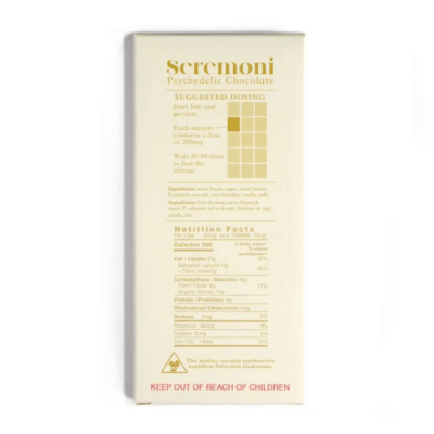 Seremoni Psilocybin Chocolate Bar (3000mg) - Sea Salt