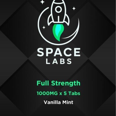 Space Labs - Chewable Sweet Mushroom Tabs - Full Strength (Vanilla Mint 5 Grams)
