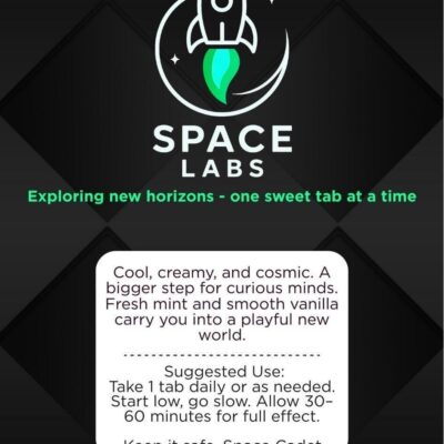 Space Labs - Chewable Sweet Mushroom Tabs - Full Strength (Vanilla Mint 5 Grams)
