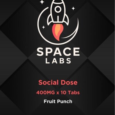 Space Labs - Chewable Sweet Mushroom Tabs - Social Dose (Fruit Punch 4 Grams)