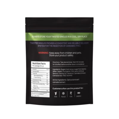 Twisted Extracts - Singles 1200mg - Cherry Blast (Sativa)