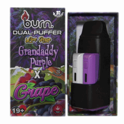 Burn Live Resin Vape (5g) - Grandaddy Purple x Grape