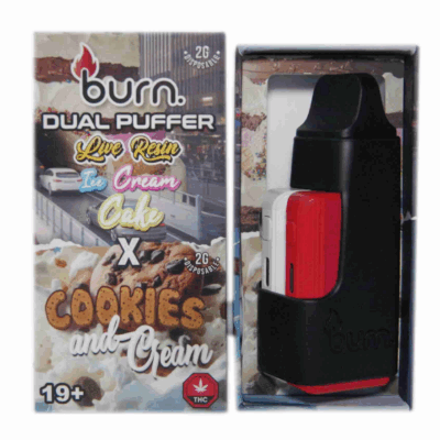 Burn Live Resin Vape (5g) - Ice Cream Cake x Cookies and Cream