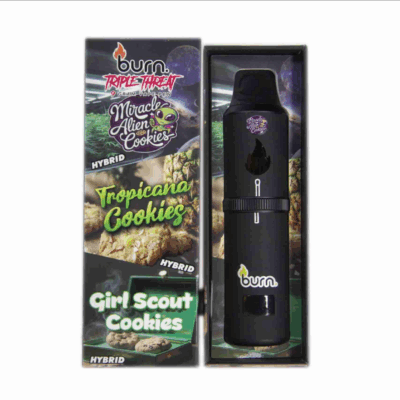 Burn Triple Threat Vape (9g) - Miracle Cookies + Tropicana Cookies + GSC