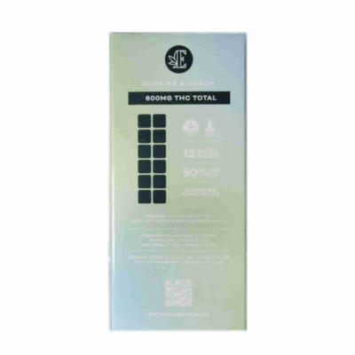 Euphoria Cannabis THC Chocolate 600mg - Cookies and Cream