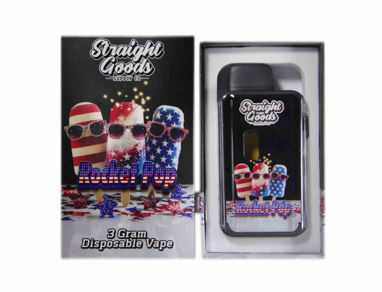Straight Goods 3g Vape - Rocket Pop (Hybrid) Straight Goods 3g Vape - Rocket Pop (Hybrid)
