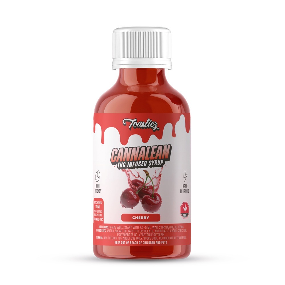 Toastiez Cannalean THC Syrup - Cherry Toastiez Cannalean THC Syrup - Cherry