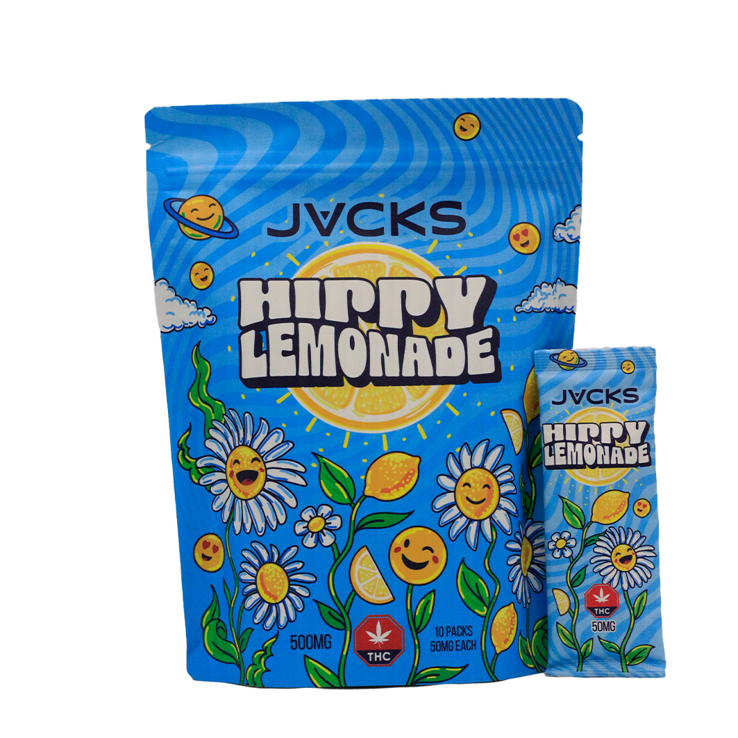 JACKS THC Powder Drink Mix - Hippy Lemonade 500mg JACKS THC Powder Drink Mix - Hippy Lemonade 500mg