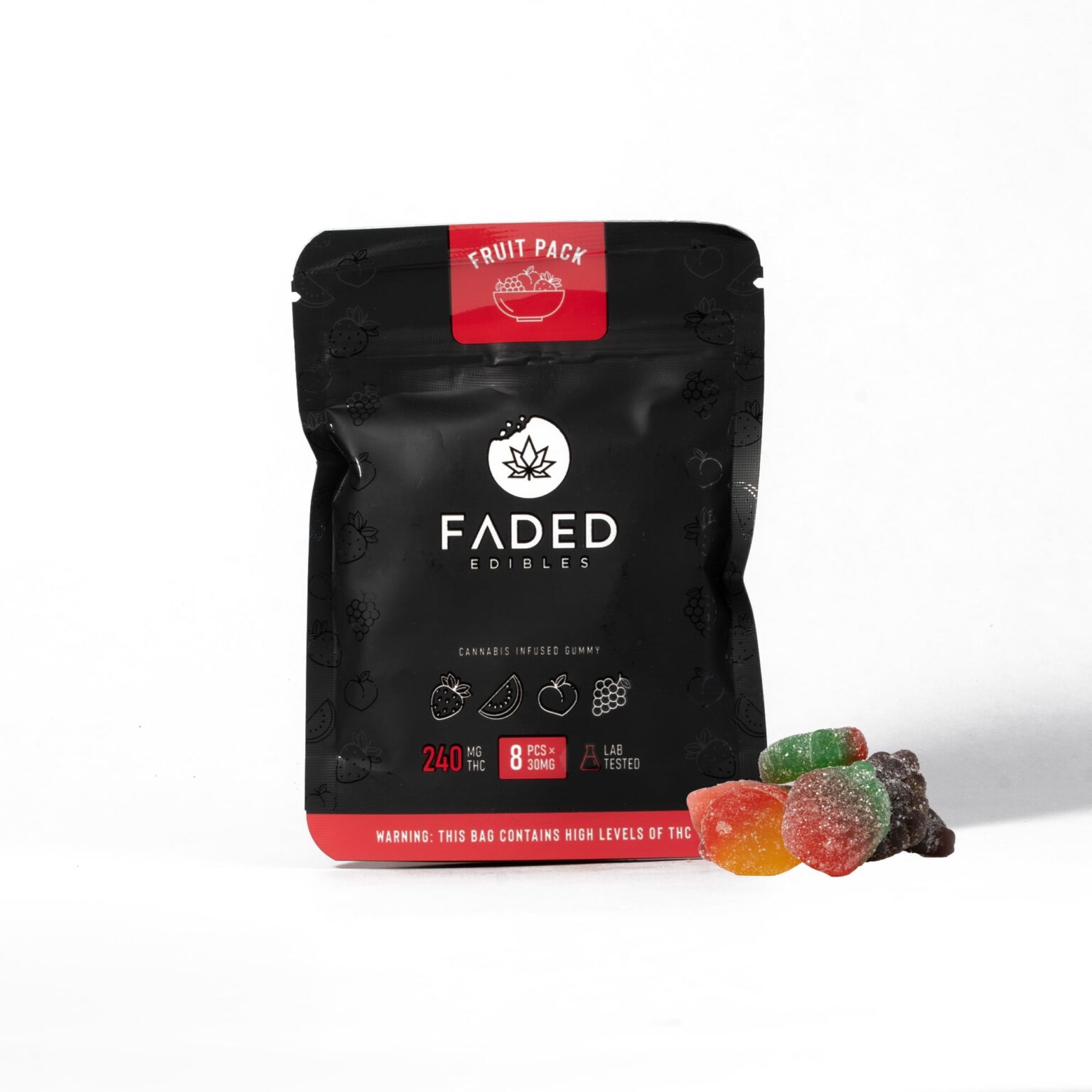 Faded Edibles - Fruit Pack (240mg)