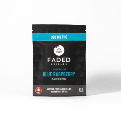 Faded Jelly Blocks - Blue Raspberry (360mg)