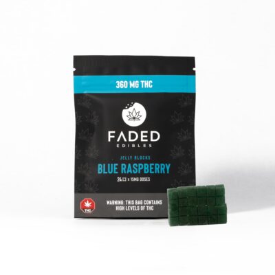 Faded Jelly Blocks - Blue Raspberry (360mg)