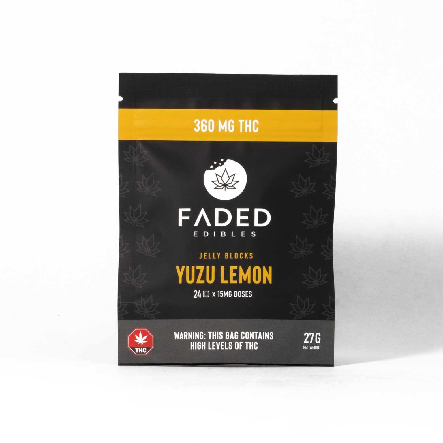 Faded Jelly Blocks - Yuzu Lemon (360mg)