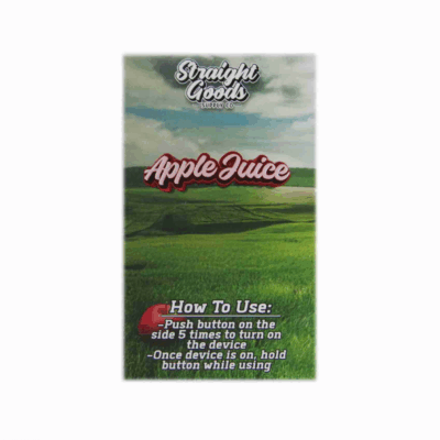 Straight Goods Vape (3g) - Apple Juice (Indica)