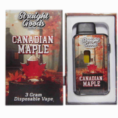 Straight Goods Vape (3g) - Canadian Maple (Hybrid) Straight Goods Vape (3g) - Canadian Maple (Hybrid)