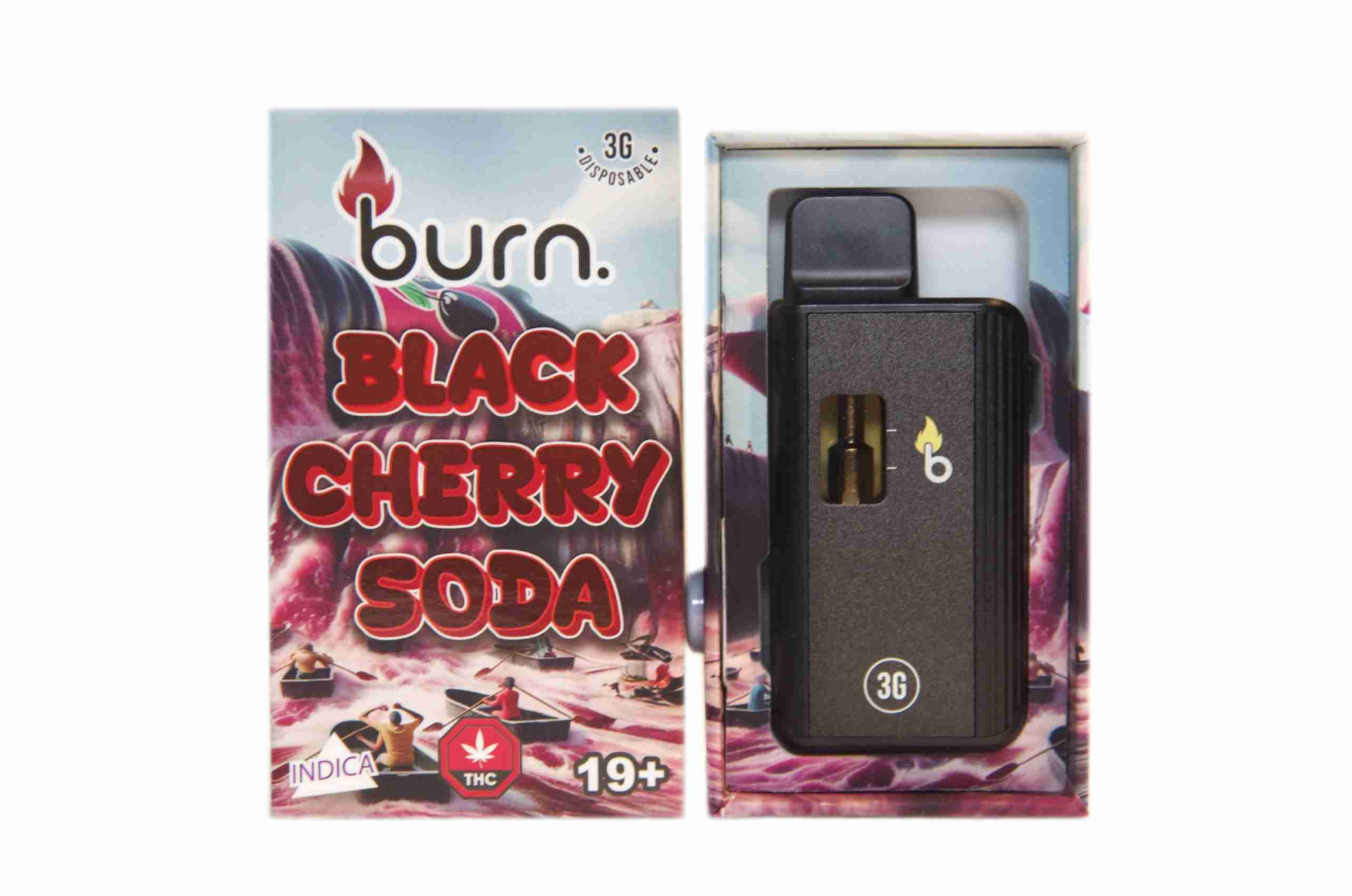 Burn Disposable Vape (3g) - Black Cherry Soda (Indica) Burn Disposable Vape (3g) - Black Cherry Soda (Indica)