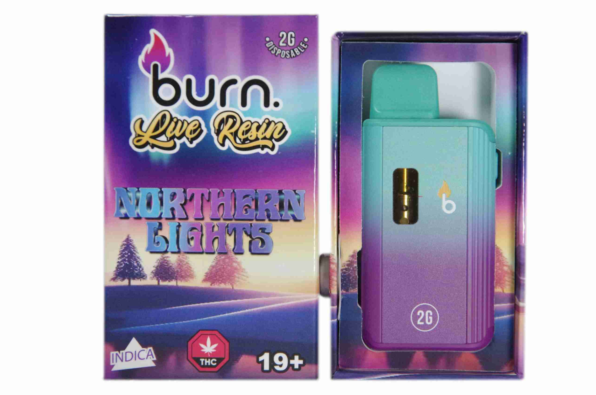 Burn Live Resin Vape (2g) - Northern Lights (Indica) Burn Live Resin Vape (2g) - Northern Lights (Indica)