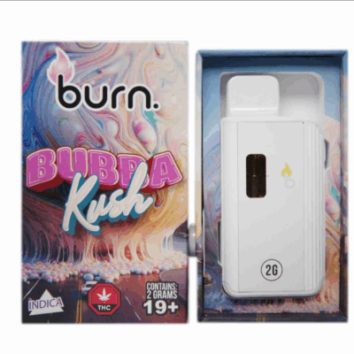 Burn Disposable Vape (2g) - Bubba Kush (Hybrid)