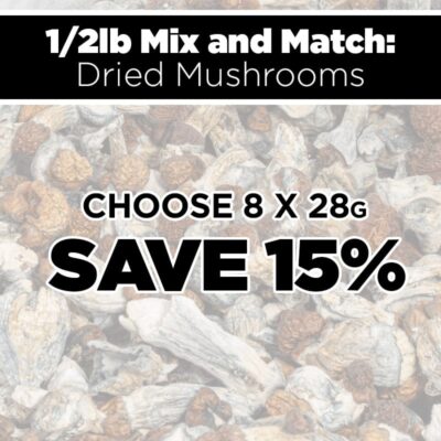 1/2lb Mix and Match Dried Mushrooms