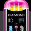 Diamond Tri-Fecta Liquid Diamonds - CANDY LAND - White Gummy + Bubblegum + Peach
