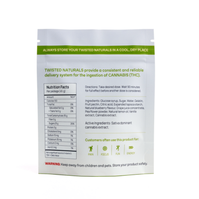 Twisted Extracts - Naturals 200mg - Blueberry Sky (Sativa)