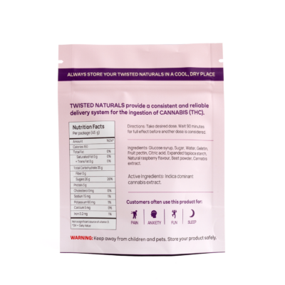 Twisted Extracts - Naturals 200mg - Raspberry Bliss (Indica)